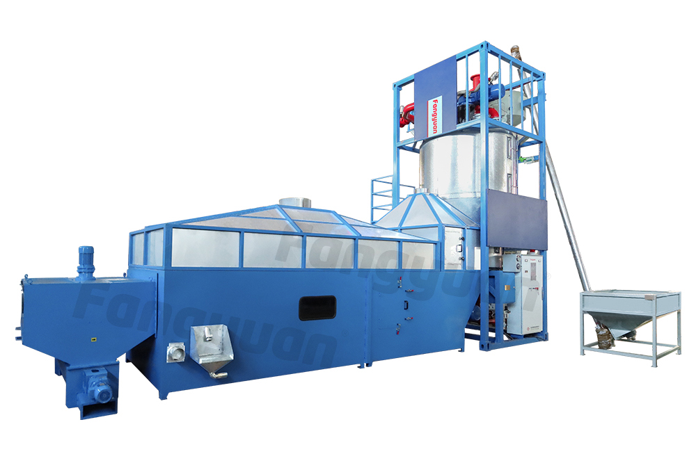 SPJ180B EPS expandable polystyrene pre expander foaming machine